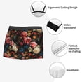 thumbnail image 3 of Pofeuu Rose Flowers Print Men’s Boxer Briefs, Moisture-Wicking Underwear, Regular,Trunk-X-Large, 3 of 5