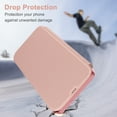 thumbnail image 3 of Petocase for Samsung Galaxy S23 Plus Case [RFID Blocking] with 2 Tempered Screen Protectors,Slim Folio Flip Cover PU Leather Wallet Cover with Build in Lens Protector Clear Soft TPU Back,Rose Gold, 3 of 7