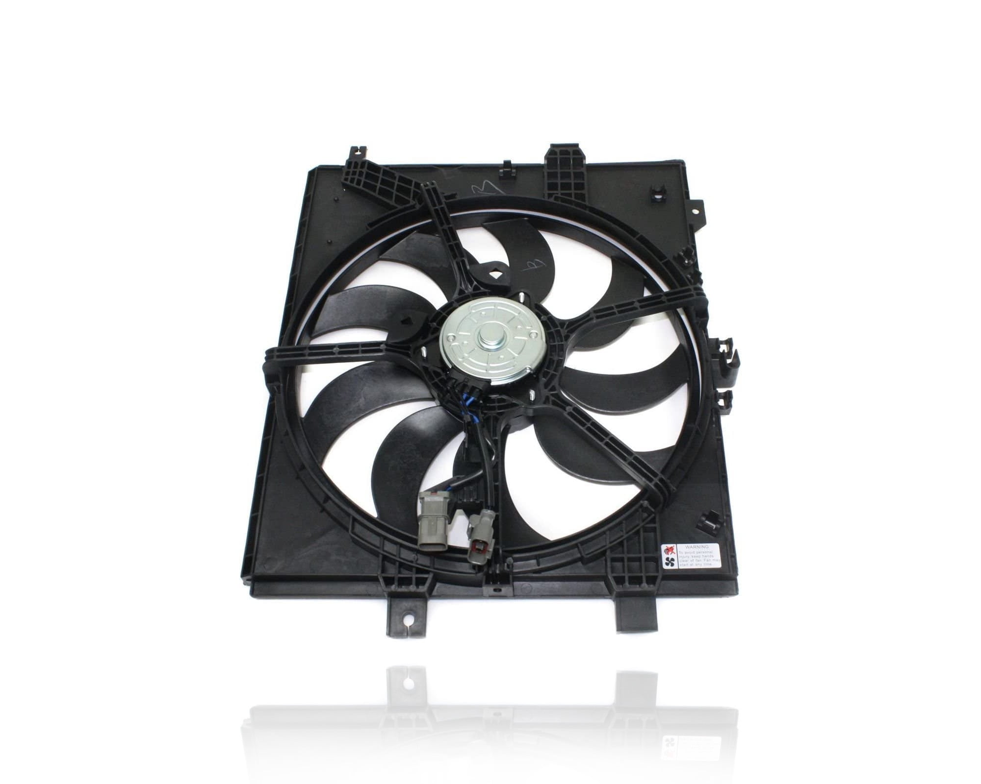 Dual Radiator and Condenser Fan Assembly Pacific Best Inc. Fit/For