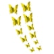 thumbnail image 1 of Ganfancp Vinilos Decorativos Decoración Del Hogar Vinilos Decorativos de Cartón Ofertas Del Día Sólo En Línea Pegatinas de 12 Mariposas, 1 of 1