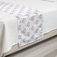 thumbnail image 2 of Vegetables Bed Runner, Monochrome Repeating Simplistic Food Pattern with Sketchy Drawn Beetroots, Decorative Accent Bedding Scarf for Hotels Homes and Guestrooms, Twin, Quartz and White, by Ambesonne, 2 of 2