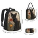 thumbnail image 2 of Balery Black Cat in Wildflowers Mochila Escolar 3 en 1 para Niños - Mochila Resistente con Lonchera Térmica y Estuche - Mochila Escolar para Niños y Niñas, 2 of 7