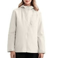 thumbnail image 2 of knqrhpse Fall Jacket Women's Spring And Autumn Thin Outdoor Mountaineering Wear Quick Drying Breathable Windproof Single Layer Coat Hardshell Jacket Womens Coats Tops For Women Casual Fall White XXL, 2 of 6
