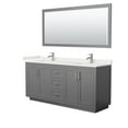 thumbnail image 7 of Wyndham Collection WCF292972DWHWQUNSM70 Miranda 72" Free Standing Double Basin Vanity Set, 7 of 7