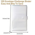 thumbnail image 2 of TERGAYEE 100 Envelopes Money Saving Challenge,Easy and Funny Way to Save $5,050 Budget Planner,100-Day Envelope Challenge Kit Money Saving Binder, 2 of 5