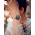 thumbnail image 4 of Wearlizer Leather Band Compatible with Samsung Galaxy Watch 9/8 40mm 44mm & Watch 8 Classic 46mm, Slim Dressy Leather Strap for Women with C-Shape Metal Buckle, No Gap One-Click Band, 4 of 6