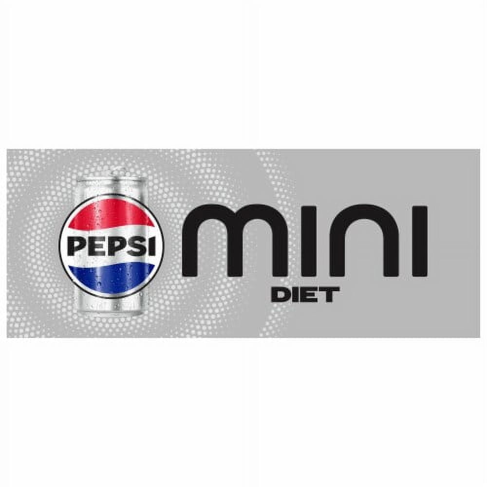 Diet Pepsi Cola Soda Pop Mini Cans 10 ct / 7.5 fl oz - Pack of 2