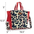 thumbnail image 4 of Wrangler Women's Animal Print Crossbody Bag Versatile Top-Handle Shoulder Bag for Everyday Travel & Casual Use, Red, 4 of 7