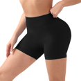 thumbnail image 4 of xfsWaSs High Waisted Yoga Shorts for Women Soft Workout Running Athletic Gym Shorts Solid Color Comfort Seamless Sports Biker Shorts, 4 of 4
