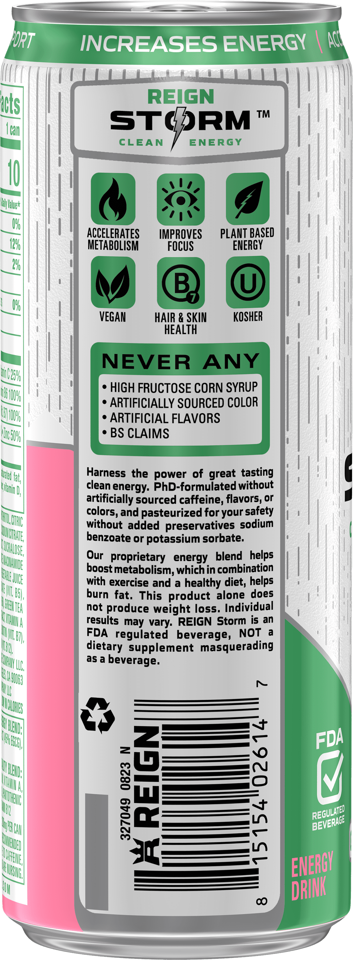 Reign Storm Clean Energy, Guava Strawberry, 1 Count, 12 fl oz