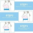 thumbnail image 5 of Cotton Under Bra Liners,Bexikou 6 Piece Under Breast Pads for Women,3-Layer Washable Cotton Bra Liners to Absorb Sweat Under Breasts, Sweats Pads for Bras, Sweating Supplies, 5 of 5