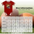 thumbnail image 5 of Newborn City Baby Girl Boy Clothes Unisex,Football Team Clothing Short Sleeve Apparel,Baby Bodysuits,Size:3-24 Months, 5 of 5