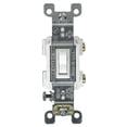 thumbnail image 1 of Interruptor Leviton 205-RS115-WCP blanco 5,6 x 5,6 cm, 1 of 2