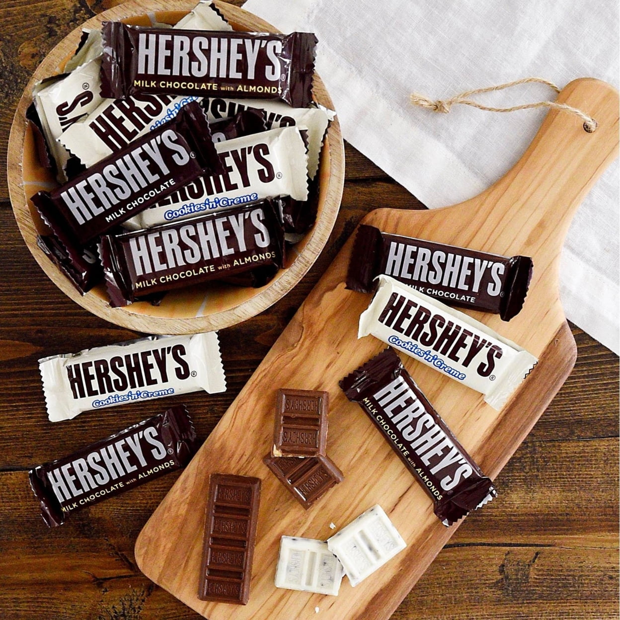 Hersheys Milk Chocolate Snack Size Bars (36 Ounce 80 Count)