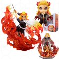 thumbnail image 2 of Figura de Demon Slayer de Anime de 18cm, Demon Slayer, Breath of Flame, Rengoku, Kyoujurou, modelo coleccionable de PVC, juguetes, regalo para niños Gong Bohan LED, 2 of 2