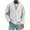 White, variant on Men's Casual Style Quarter-Zip Collar Hoodie - Burgundy, Size L