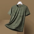 thumbnail image 2 of KPOPLK Men's Gym Shirt Short Sleeve Quick Dry Workout Athletic T Shirts Summer Big and Tall Top for Men S-3XL AG XXXL, 2 of 6