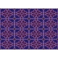 thumbnail image 1 of Ahgly Company Machine Washable Indoor Rectangle Transitional Dark Orchid Purple Area Rugs, 8' x 10', 1 of 7