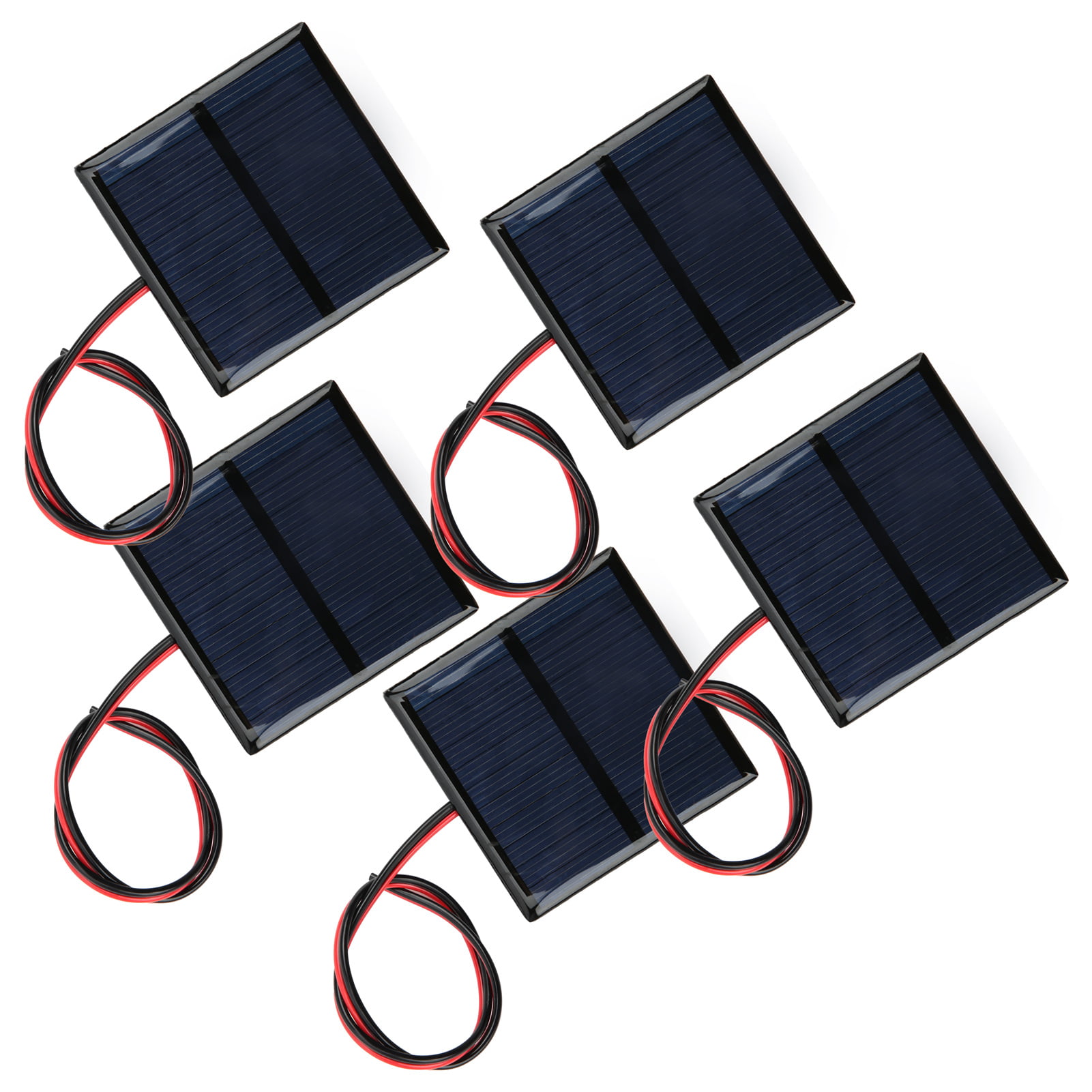 100pcs 0.5V 320mA Mini Solar Battery Panels Cell DIY Battery Charge 52*19mm Set 