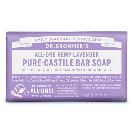 Dr. Bronner's Lavender Bar Soap (Best Dr Bronner's Soap For Acne)
