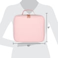 thumbnail image 6 of Cosmetic Organizer with Rechargeable LED Mirror and Adjustable Dividers, Pink, 6 of 6