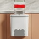 thumbnail image 5 of Kitchen Garbage Bin Wall Mounted Household Bathroom Toilet With Lid Living Room Cabinet Hanging Kitchen Waste Storage Bin, 5 of 6
