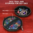 thumbnail image 2 of ENHANCE DND Bandeja de dados y estuche para dados - Soporte para dados DND de edición coleccionista para hasta 150 dados D&D con exterior resistente e interior protector - Bandeja rodante de dados per, 2 of 5