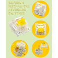 thumbnail image 3 of AIR-Gateron G Pro Yellow Switches Pre Lubed Switches for Mechanical Keyboard Silent Linear 3Pin Keyboard switches (Yellow 105PCS), 3 of 4