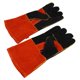 thumbnail image 5 of 1 par de guantes gruesos resistentes a altas temperaturas para barbacoa, fuego de acampada al aire libre, 5 of 8