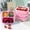 Pink, variant on Small Snack Box Containers for Adults Men Women with 3 Compartments,Reusable Bento Box Adult Food Trays for Fruit,Charcuterie,Lunch Box Divided Serving Tray with Lid and Handle for Work Travel