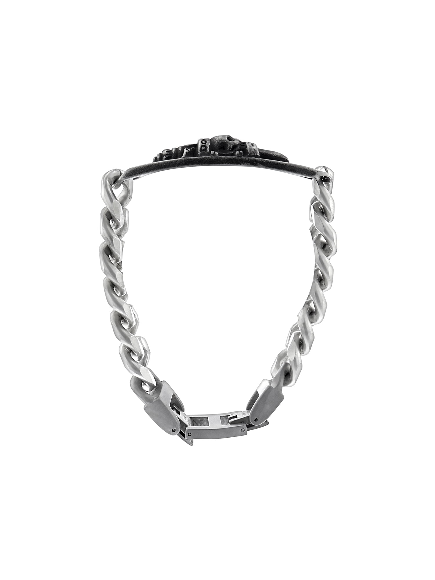 Ed Hardy - Brandclub - Men's Stainless Steel Antique Silver-Tone