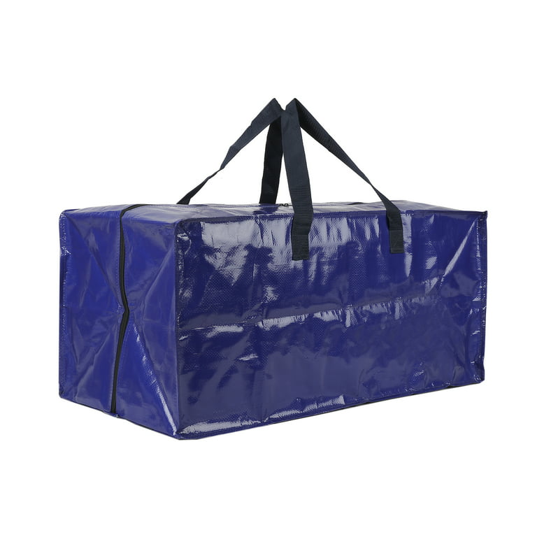 Custom Heavy Duty Extra Large Storage PP Woven Bags, Recycled Blue