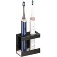 thumbnail image 1 of Aluminum Toothbrush Organizer, Wall-Mounted Holder for Electric and Manual Brushes, Tool-Free Installation, 1 of 5