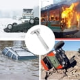 thumbnail image 5 of Martillo de seguridad para automóvil, martillo de escape de emergencia de metal ignífugo con interruptor de ventana de aleación dura y cortador de cinturón de seguridad, herramienta de escape de emergencia de aleación de aluminio para accidentes automovilísticos ER, 5 of 5