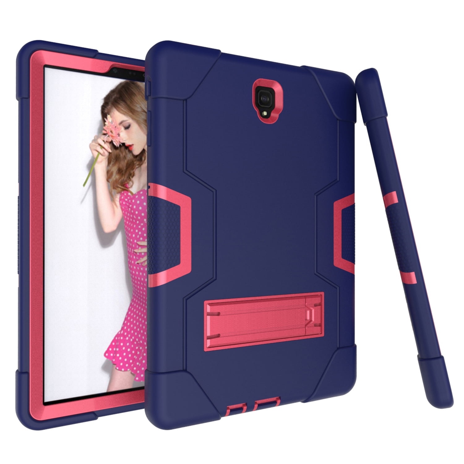 Allytech Samsung Galaxy Tab S4 10.5 2018 Case, [Heavy Duty] Rugged Hybrid Protective Kids Proof