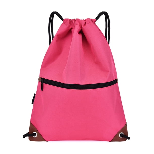Mochila Con Cordón Bolsas De Saco De Gimnasia Deportiva Con Bolsillos Con Cremallera Bolsa De Gimnasia Unisex Para Deportes Al Aire Libre Sweethay AP007949-05