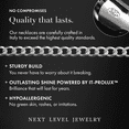thumbnail image 2 of Italian 925 Sterling Silver Cuban Curb Link Chain Necklaces 2MM - 10.5MM, Solid 925 Italy, Next Level Jewelry, 2 of 7