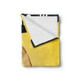 thumbnail image 2 of Girl Power Soft Flannel Fleece Throw Blanket, We Can Do It Iconic Woman of Female Power Made with Polygons Geometric, Cozy Plush for Indoor and Outdoor Use, 50" x 60", Multicolor, by Ambesonne, 2 of 5
