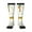 2 Black-1, variant on Golf Icons And Golfer Pattern Women’s Knee High Crew Socks,Trouser Socks Comfortable, Breathable, Moisture-Wicking and Soft