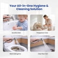 thumbnail image 4 of BRITULIF Bidet Sprayer for Toilet, Handheld Sprayer Kit with Adjustable Jet Spray for Toilet Handheld Bidet Cloth Diaper Sprayer Set Muslim, 4 of 7
