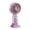 Purple, variant on Desktop Fan Mini Mouse Shape Fan USB Rechargeable Portable Handheld Fan for Summer Outdoor Work Use