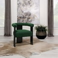 thumbnail image 2 of Coaster Ramona Fabric Upholstered Accent Side Chair Green and Black, 2 of 13