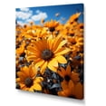 thumbnail image 2 of Designart "Dancing Among Yellow Sunflowers I" Floral & Botanical Wall Art Print, 2 of 5