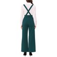 thumbnail image 3 of INSPIRAR CHIC Mono de Mujer con Tirantes Ajustables y Pierna Ancha, Mono con Tirantes, XL Verde, 3 of 6
