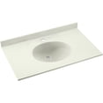 thumbnail image 5 of Swan Ellipse Solid Surface 61'' Single Bathroom Vanity Top, 5 of 7