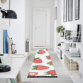thumbnail image 4 of Yayeee Runner Rug for Bedroom 2'x6' Machine Washable Hallway Non Slip Mat, Strawberry, 4 of 8