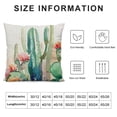 thumbnail image 5 of GOSMITH  Cactus Throw Pillow Covers Tropical Desert Succulent Plants Bonsai Pillowcases Decorative Square Cushion Cover for Home Sofa Live Room (Desert Succulent), 5 of 5