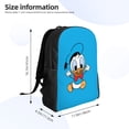 thumbnail image 4 of Nautical Cartoon Character Inspired Travel Bag, Classic Animated Duck Style Backpack, 4 of 6