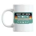 thumbnail image 1 of Best of 1978 feat. Retro Cassette Tape, Birth Year Coffee & Tea Mug (11oz), 1 of 6