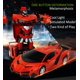 thumbnail image 3 of Coche teledirigido 2 en 1 para niños, robot de transformación, vehículo de conducción, modelos de coches deportivos, Control remoto, regalo, 3 of 4